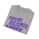 Break Silence Spark Hope Pink T-Shirt