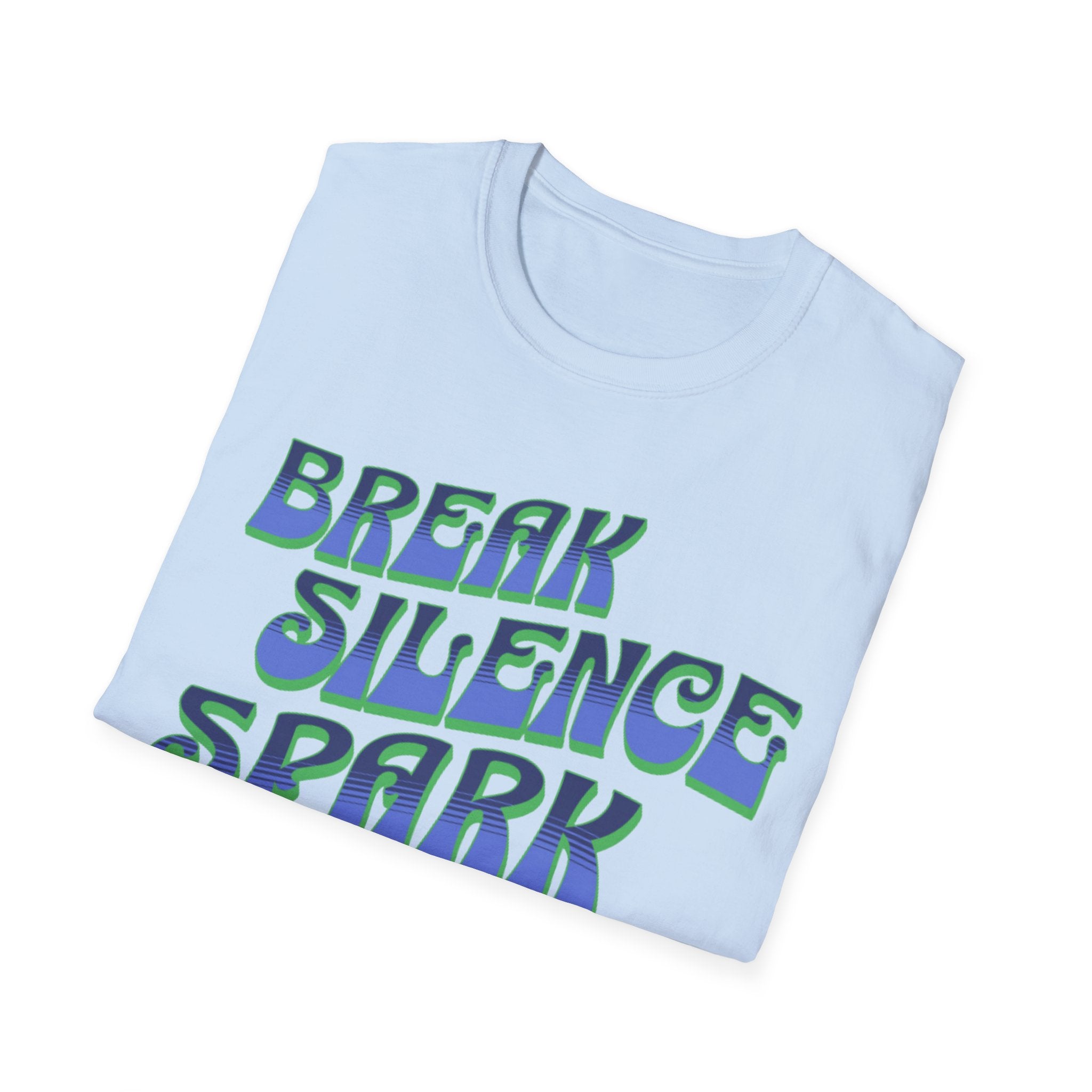 Break Silence Spark Hope Green T-Shirt