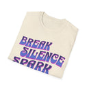 Break Silence Spark Hope Pink T-Shirt