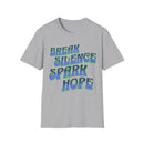 Break Silence Spark Hope Green T-Shirt