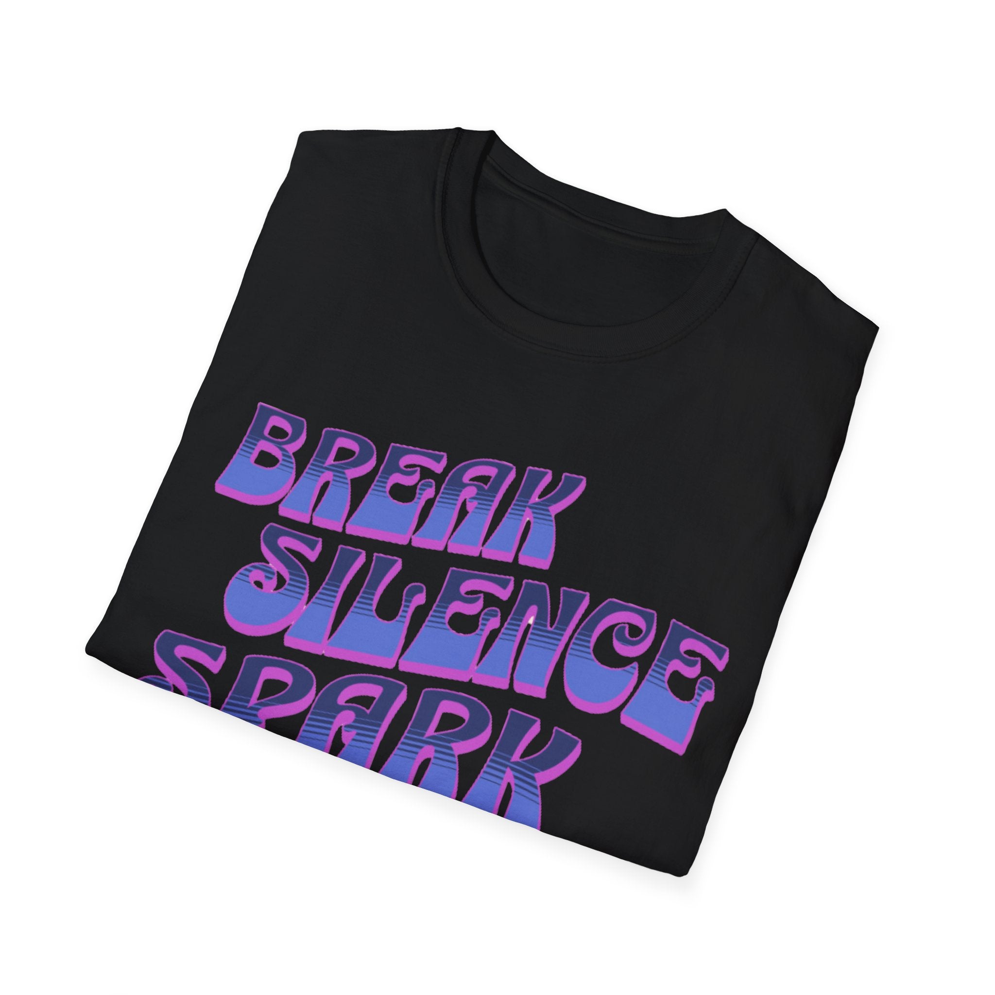 Break Silence Spark Hope Pink T-Shirt